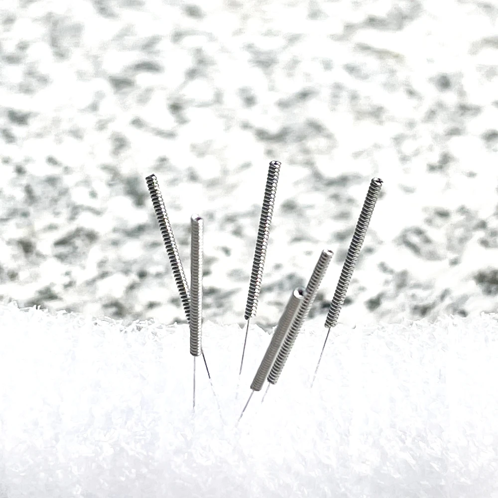 new 0.16/18/20/25/30mm 500pcs disposable acupuncture needle for single use with tube acupunctue beauty massage needle