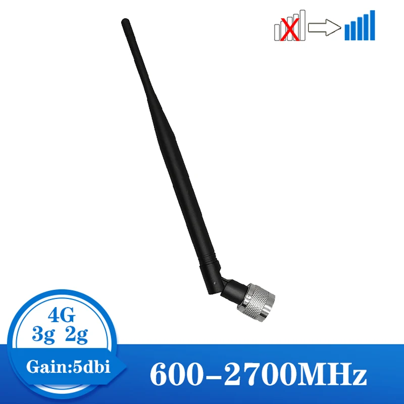 Cell Phone Signal Booster Repeater 698-2700mhz 2G 3G 4G N Male  Antenna Repeater Amplifier antenna