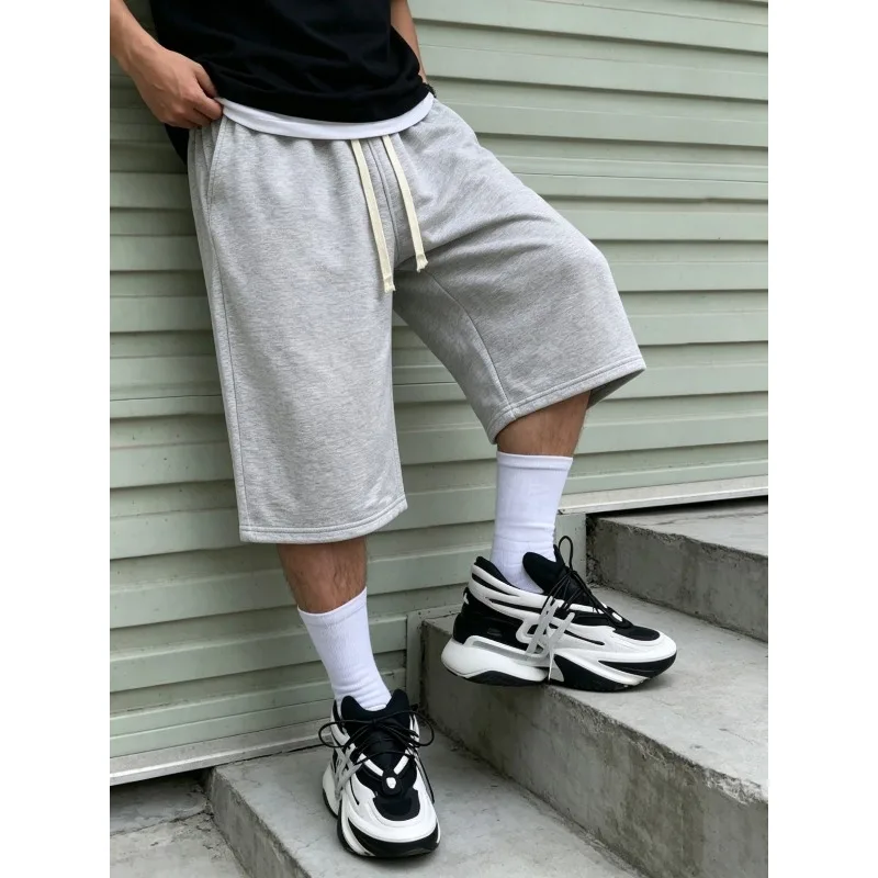 Bermudas Masculinas de Corte Solto para Esportes e Fitness de Verão, Adequadas para Homens e Mulheres