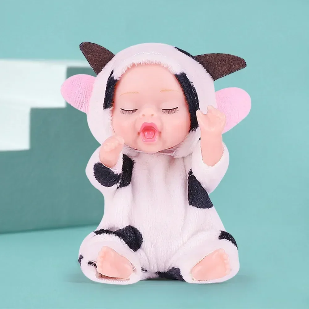 BJD Reborn Doll Kit Speelgoed Simulatie Prinses Poppen Speelgoed Mini Schattige slapende baby met kleding Accessoires Verjaardagscadeau voor kinderen