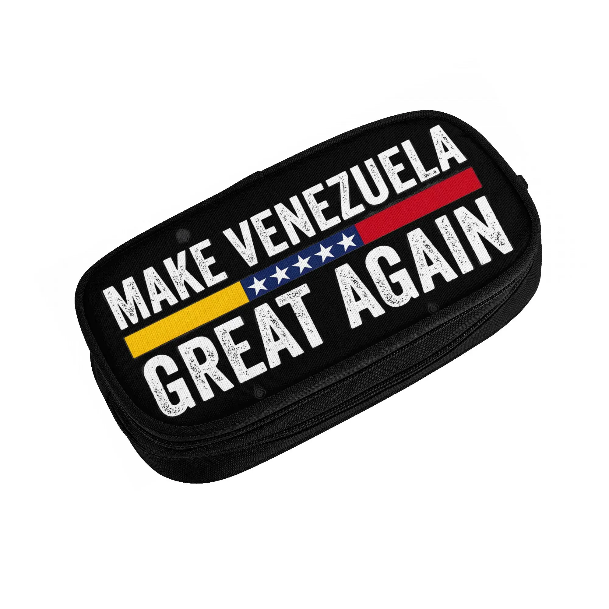 Make  Venezuela Great  Again Pencil Case Fashion   Pen Holder Bags for Student Large Storage Students School Gifts Pencilcases