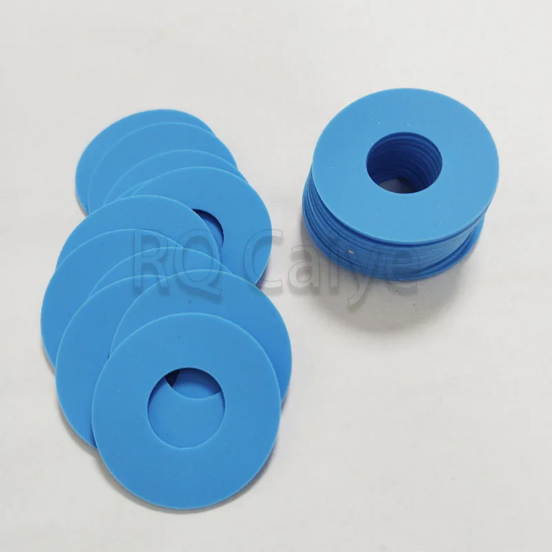High Quality 1Bag/25pcs Blue Rubber Sucker 30X13X0.8M 32X13X0.5MM Offset Printing Machinery Spare Parts Rubber Sucker 38X13X1MM