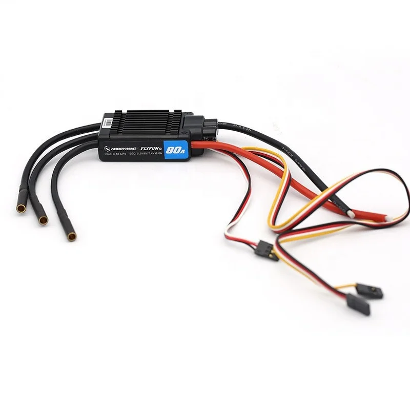 Hobbywing FlyFun V5 80A 120A ESC Brushless Electrical Speed Controller 3-8S Lipo for RC Drone Airplane