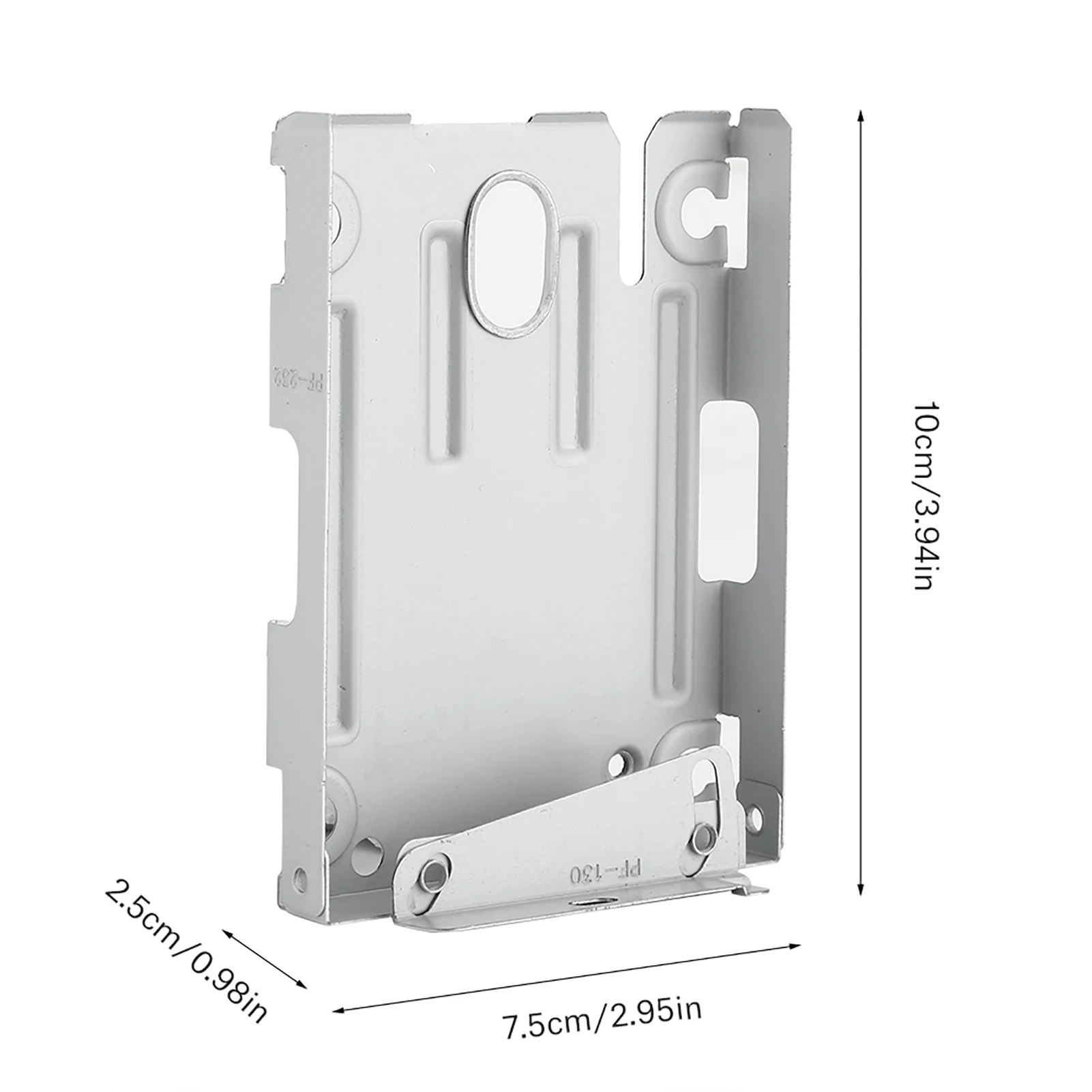 Disque dur HDD 2.5 "Adaptateur de support de support de support d'invite de montage pour CECH-400X Sony PS3 avec vis