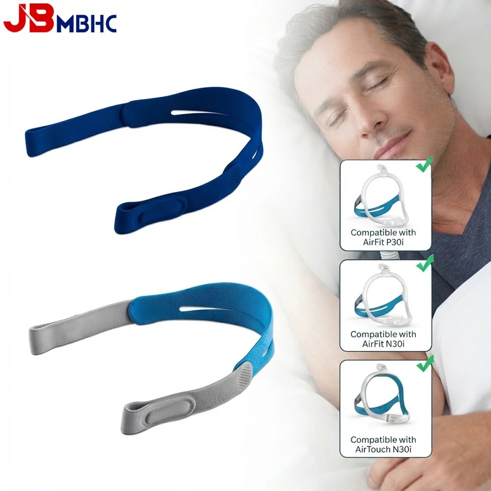 1-5PCS Replacement Headgear Compatible with AirFit N30i & P30i Mask, Adjustable Soft Headgear with Enhanced Hook and Loop Tape