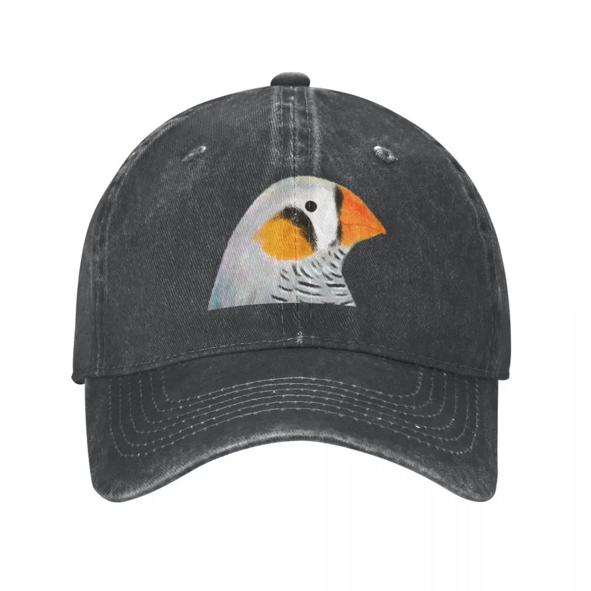 Zebra Finch Bird Cap Cowboy Hat Fishing Hat Snapback Cap Mens Hat Women's