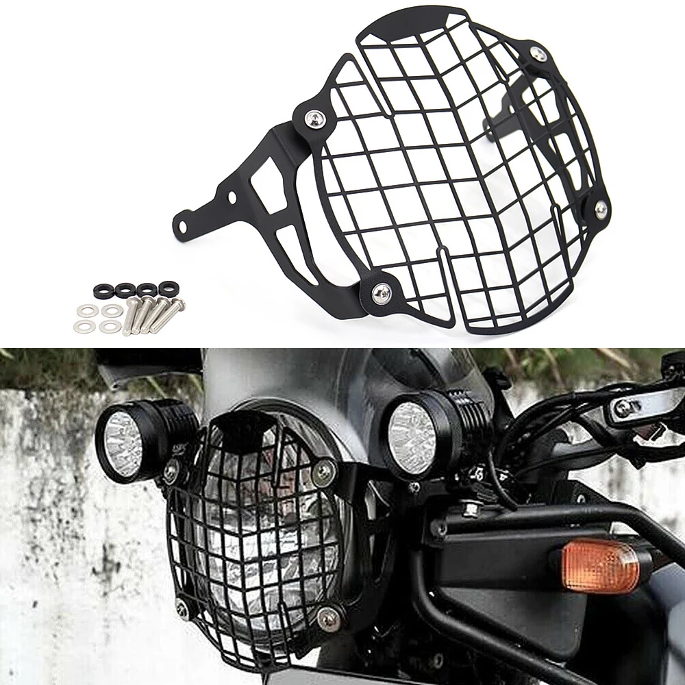 

Motorcycle Headlight Grille Cover CNC Aluminum Protector Accessory Suitable For Royal Enfield Himalayan 2016-2021