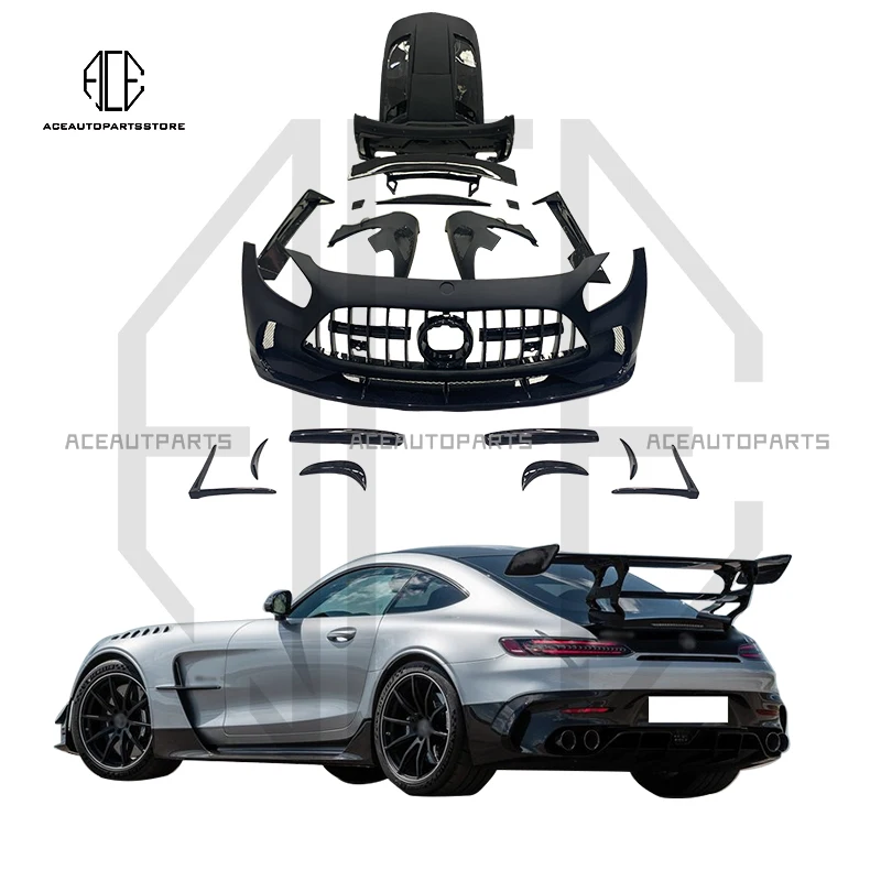 BLACK SERIES STYLE HALF CARBON FIBER BODY KIT FOR MERCEDES BENZ AMG GT GTC GTS GTR 2015-2021 BODYKIT 