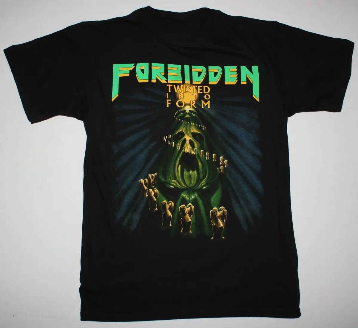 FORBIDDEN TWISTED INTO FORM THRASH BAND T-Shirt Tee Cotton Reprint BC148