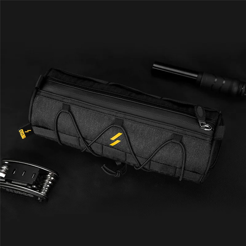 

AD-Bike Bag Portable Mountain Road Bike Frame Tube Bag Multipurpose Bike Handlebar Stem Pouch Outdoor Cycling