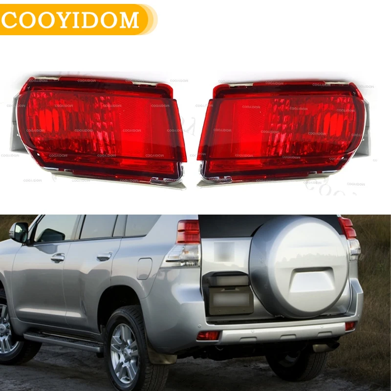 Rear Bumper tail Fog Light Fog Lamp Reflector Signal Light For TOYOTA Land Cruiser Prado 150 2010-2015 81581-60240 81591-60270