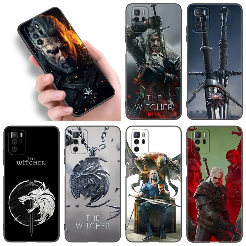 Hot Game W-witchers Black Silicone Phone Case For Xiaomi Redmi Note 9 10 11 11S 11T 12 13 Pro 5G Plus 9S 10S 12S