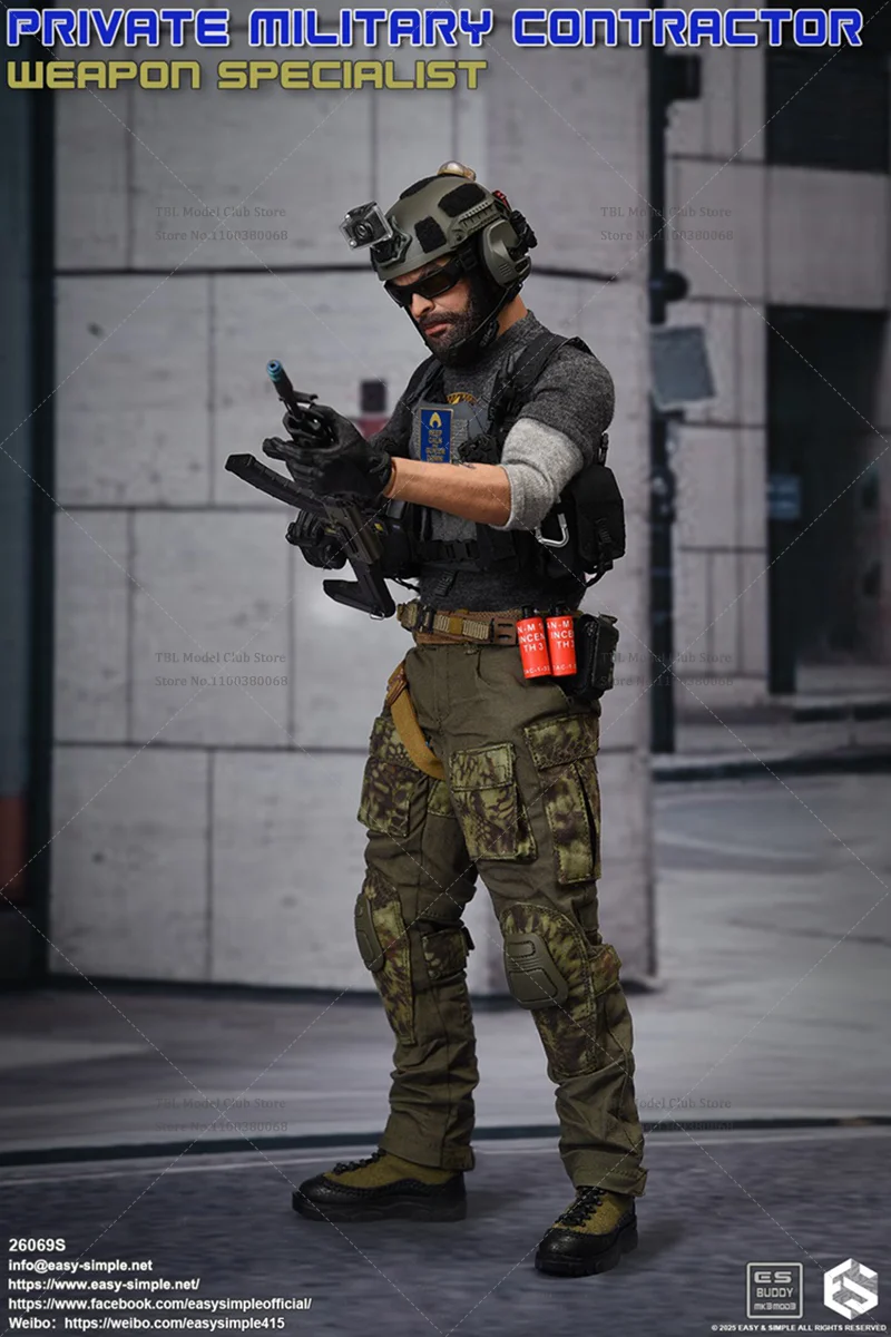 EasySimple 26069S 1/6 Scale  Private Military Contractor Mercenary 12-inch Full Set Action Figure Soldier Toys Limited Edition