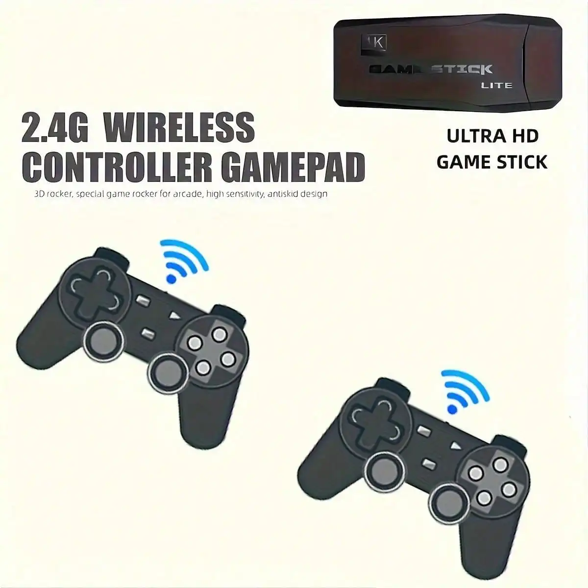 M8 Retro Game Console 64GB 4K HD Output Dual Wireless With 20000+ Plug Controllers And Play Video Games Retro Gaming Console