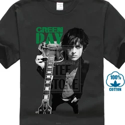 Green Day Punk Rock Band Billie Joe Handmade Screen White T Shirt Size S