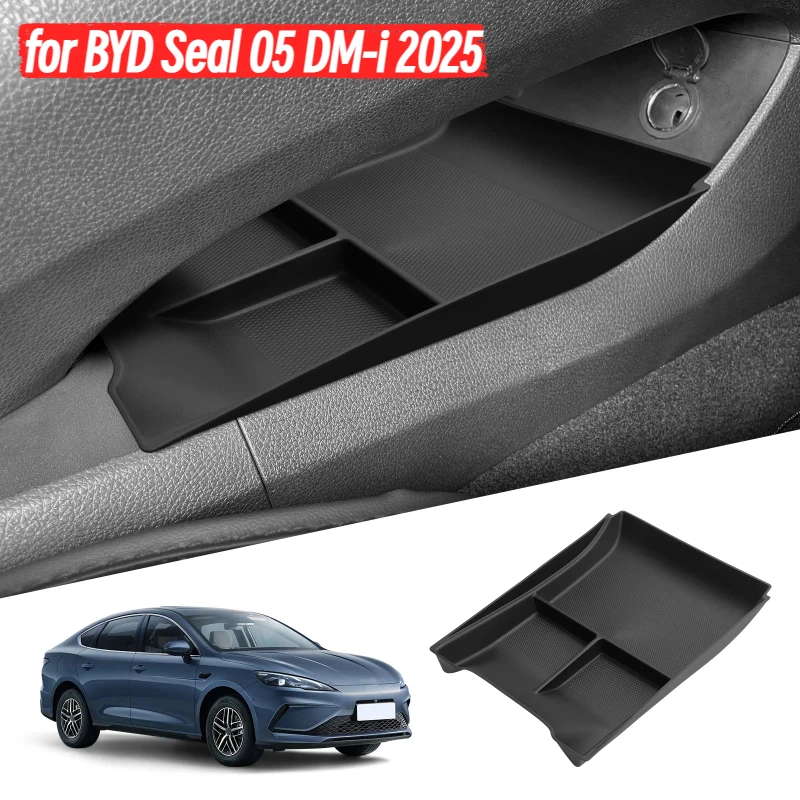 

for BYD Seal 05 DM-i 2025 Center Control Lower Storage Box TPE Organizer Tray Tidying Car Interior Accessories