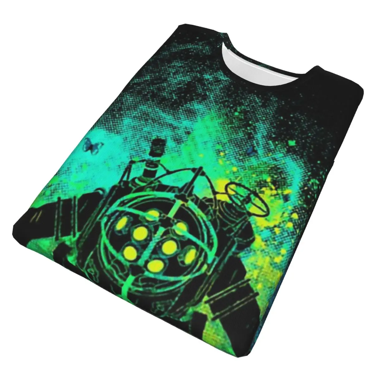 My Protector O Neck Polyester TShirt Bioshock Jack Game Original Thin T Shirt Men Tops New Design