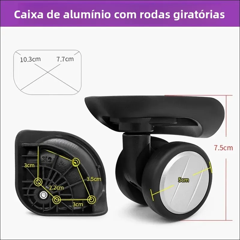 universal-wheel-luggage-roller-for-travel-suitcase-gliding-wheels-343-pa-b131-ng49-222-no-brand-registered-trademark