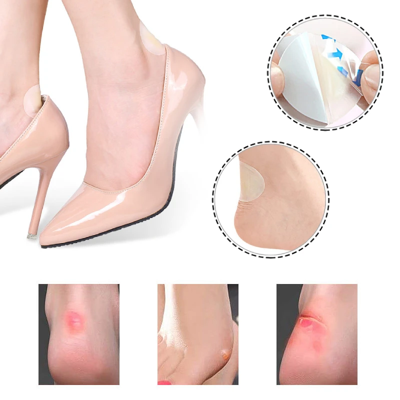 1PCS Gel Soft Shoes Stickers Hydrocolloid Pads Blisters Bunions Corns Calluses Friction Pressure Spots Heel Relief Pain