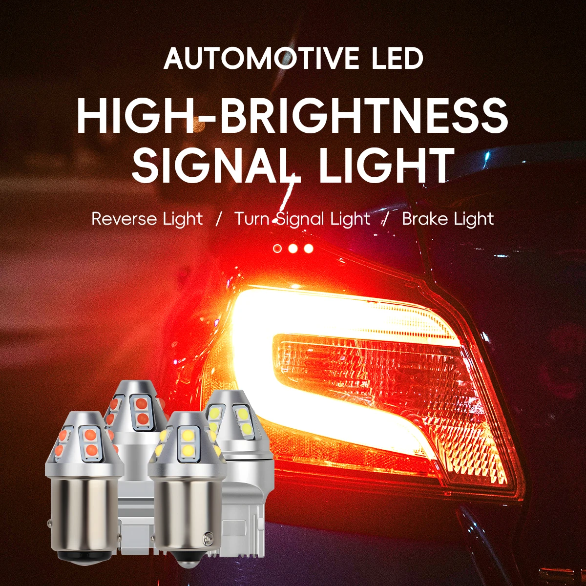 

2PCS 1157 BAY15D P21/5W T25 3157 P27/7W T20 7443 W21/5W LED Bulbs Car Parking Light Canbus Additional Brake Lights 12V No Error