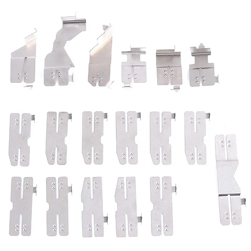 Conjunto de 18 Peças: Caixa para Bateria de Lítio com Suporte para 15x18650 Células, BMS PCBA e Conector de Níquel para Bateria Li-ion DWalt 60V.