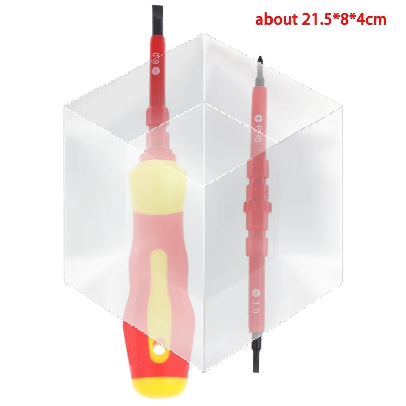 Insulated Screwdriver Set Multi-Purpose Comfort Grip Nonslip Handle for Electrical Work DIY Home Renovation Jobs