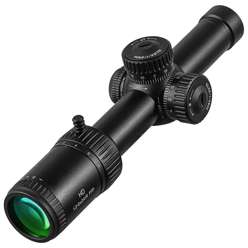 DIANA HD 1.2-6X24 FFP Compact Scope First Focal Plane Tactical Hunting Riflescopes Lock Reset Shooting Optical Sights