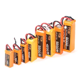 TCB 14.8V RC LiPo Battery 4S 2200mAh 2600mAh 3300mAh 4000mAh 5200mAh 6000mAh 25C 35C 60C For RC Airplane Drone Helicopter Q