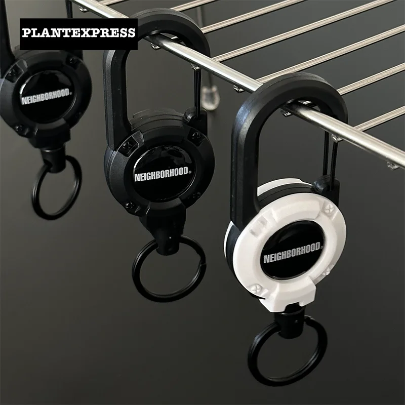 

NBHD Trendy Brand Keychain Retractable Outdoor Multi-functional Mobile Phone Lanyard Cam Mountaineering Military Function...