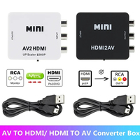 HD 1080P HDMI-compatible To RCA AV Composite Adapter Converter HDMI2AV AV2HDMI Audio Video Cable CVBS AV Adapter with USB Cable