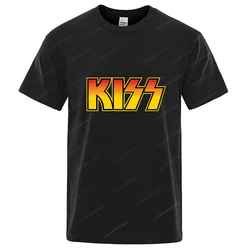 Kiss Rock Band Cotton T Shirt Hip Hop Clothing