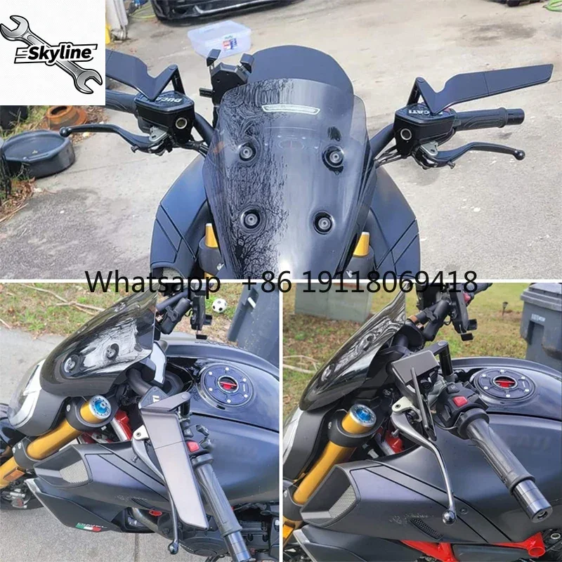 New, rearview mirror motorcycle electric vehicle mirror modification