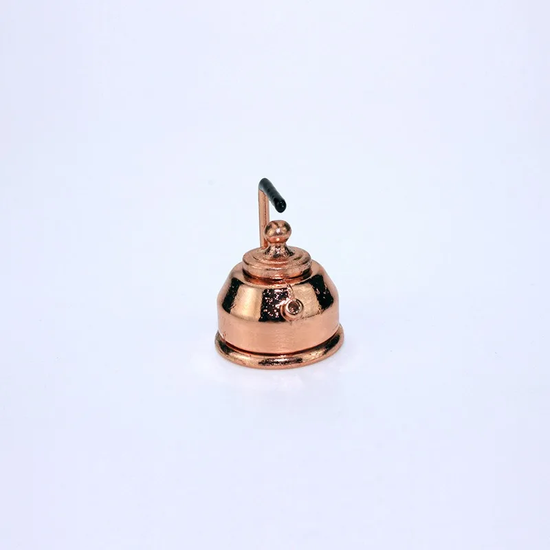 Miniature Simulated Food‑Scene Mini Kettle Ornament Realistic Teapot Model DIY Dollhouse Kitchen Scene Decor Accessories