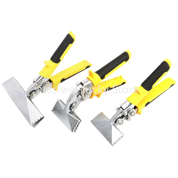 

Sheet Metal Bending Pliers Hand Seamer Wide Jaw Straight 80mm/Elbow 80mm/Straight 150mm Tools for Welding Clamps