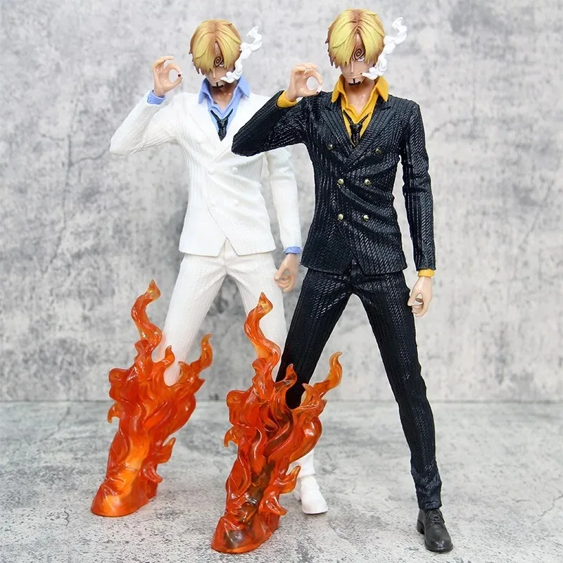 33cm Anime One Piece Figur Luffy Sanji Figur Stehende Pose Actionfigur Statue Modell Puppe Sammlerstück Spielzeug Geschenk für Kinder