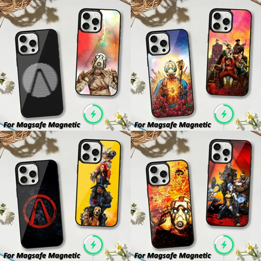 Game Action B-Borderlands Phone Case For iPhone 14,13,12,11,Plus,Pro,Max  Magsafe Magnetic Wireless Charging