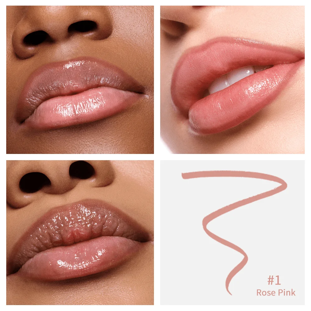 3 Color Peel Off Lip Liner Tattoo Lipgloss Waterproof Long Lasting Matte Velvet Lip Tint Sexy Red Brown Contour Lipliner Makeup