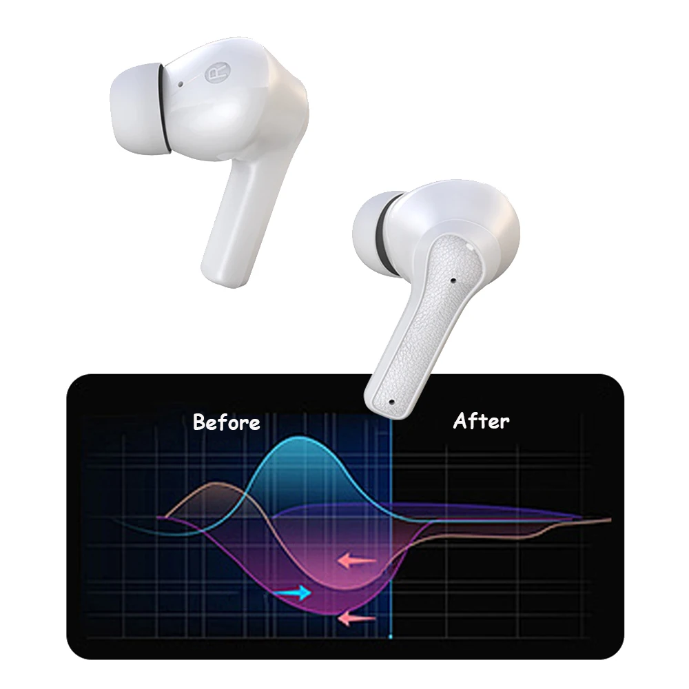 

ENC Noise Cancelling Low latency Earphone TWS Earphone Hifi Stereo In Ear Headphone BT 5.3 Wireless Earbuds Earphones