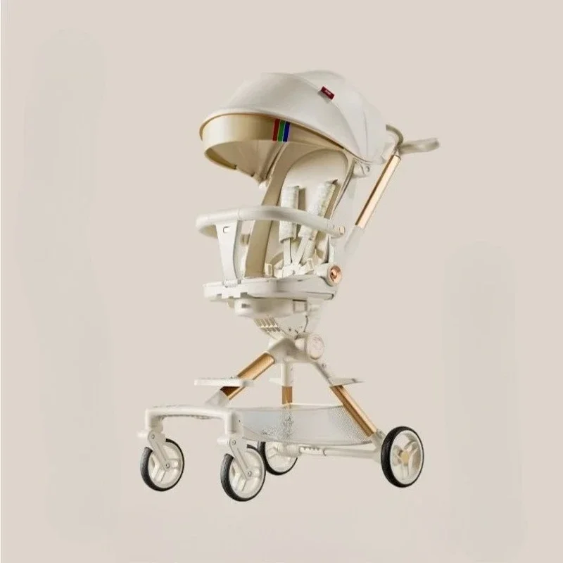 

Baby strollers Lightweight Foldable Double directional High Landscape Baby Stroller for Infants Suitable for Sitting or Lying