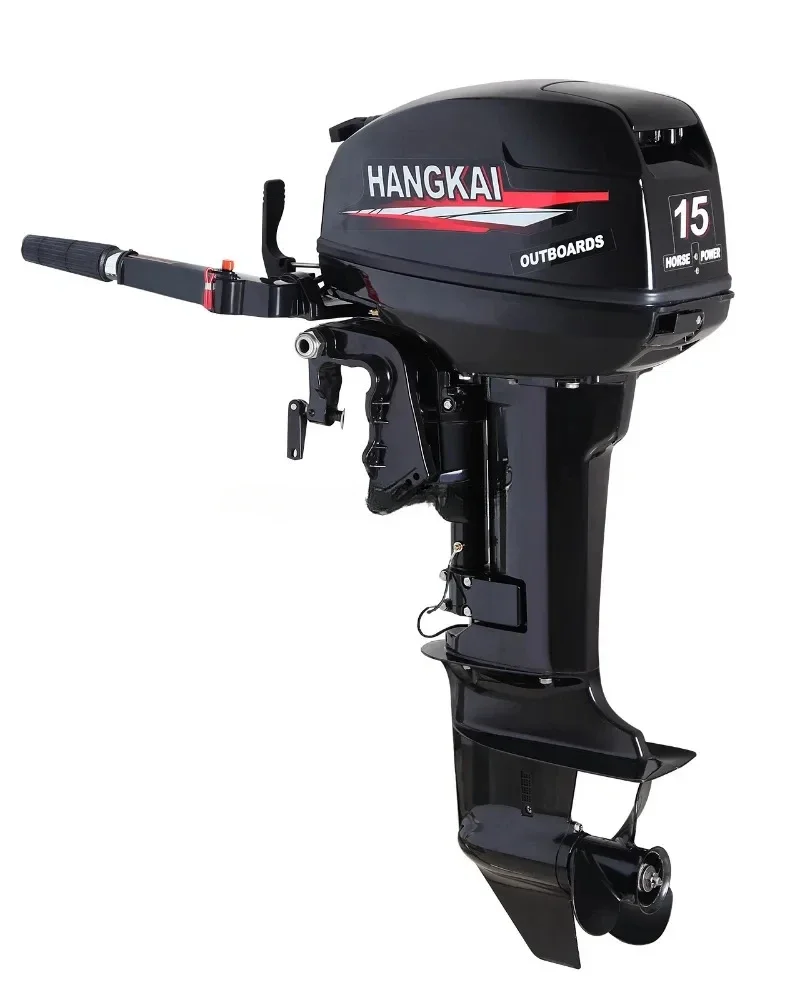 

HANGKAI 15HP 2-тактные подвесные моторы Лодочные двигатели с электрическим запуском