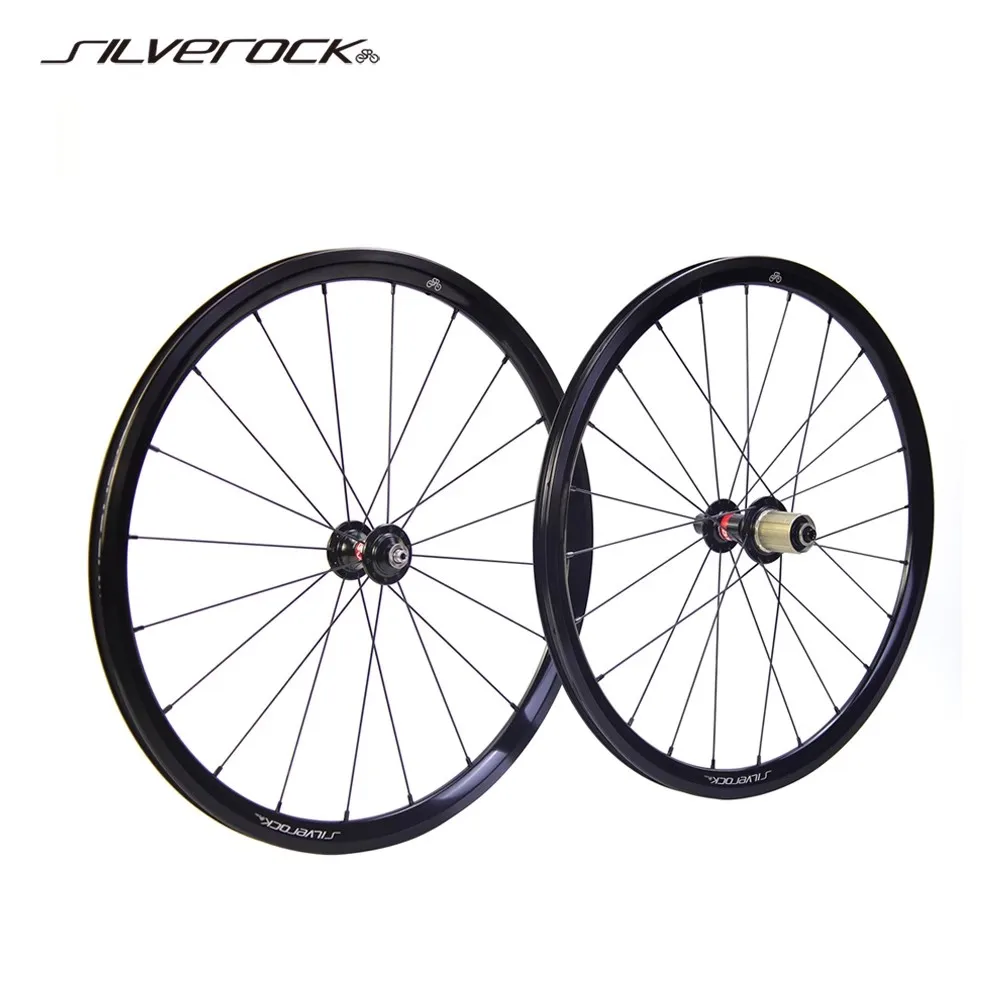 SILVEROCK XR240 NOVATEC Hub Alloy Wheels, 8-11 Speed, 20 inch 406 451, Rim Brake for Dahon Fhon Bicycle Folding Bike Wheelset