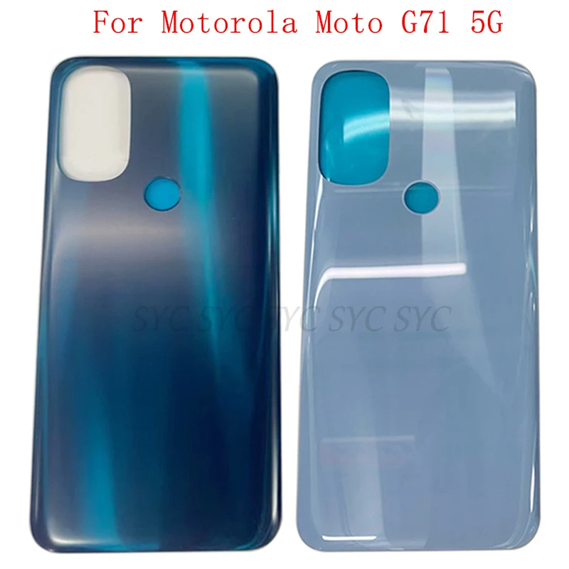 

Battery Cover Rear Door Case Housing For Motorola Moto G71 5G Back Cover with Adhesive Sticker Repair Parts