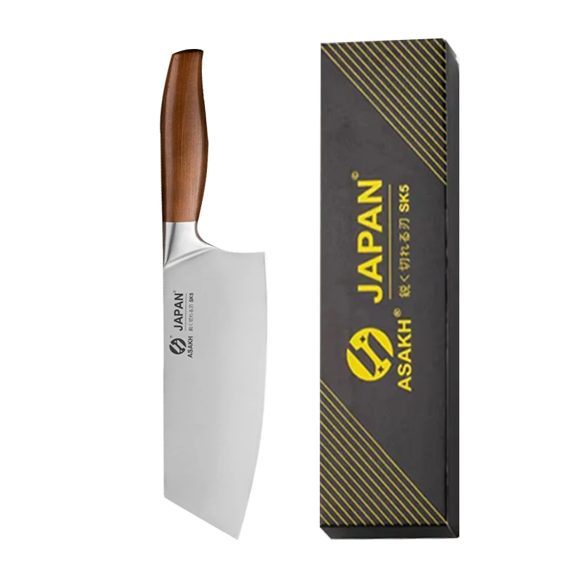 NONE Profession elle japanische Küchenmesser Set Edelstahl Fischfilet Fleisch beil Kochmesser Schneiden Santoku Messer Koch werkzeuge 8