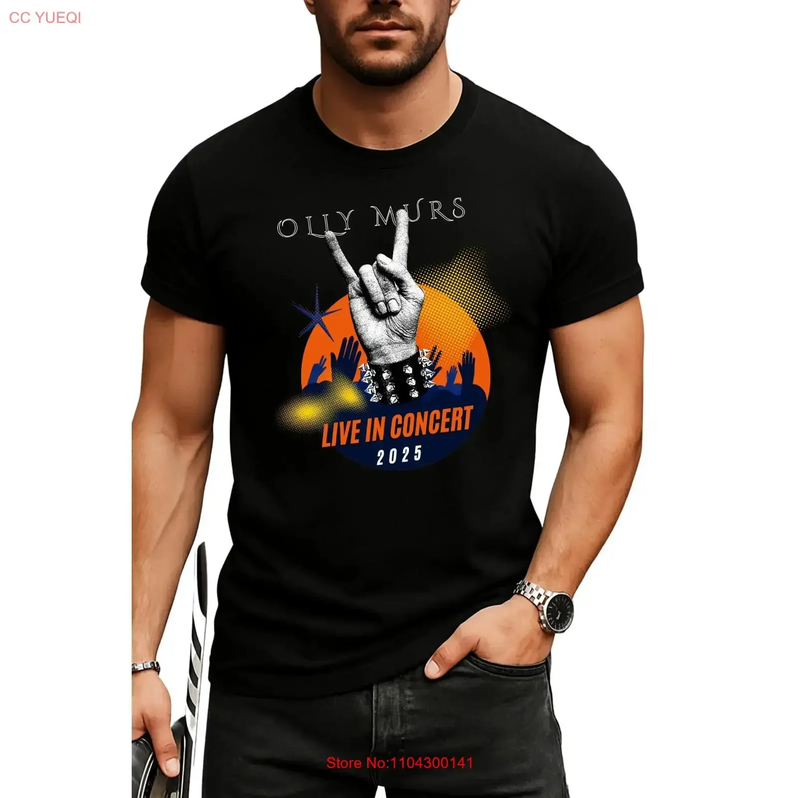 Live Concert T Shirt Olly Murs 15 years of hits Adults long or short sleeves vintage Washed Unisex designer clothes Stylish
