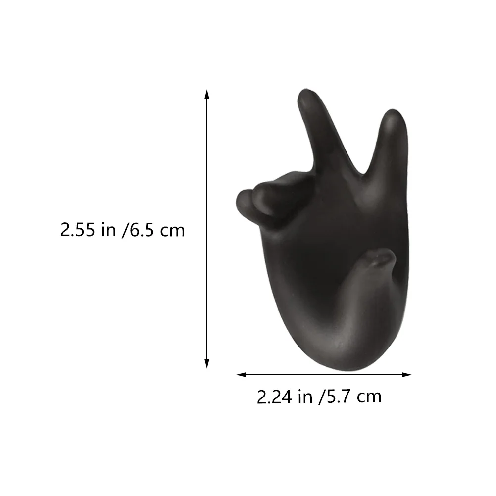 

5Pcs Coral Holders Stabilize Coral Plant Safe Material Not Affect Water Quality Black Landscaping Decors Fish Tank Adornments