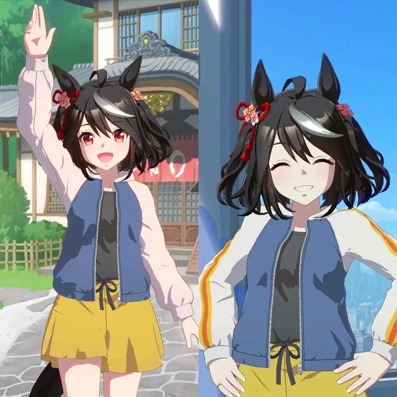 

ABC123Umamusume Pretty Derby Kitasan Black Cosplay Costume Baseball Jacket Autumn Winter Zip-up Long Sleeved Sweatshir5,j'8.k/4\