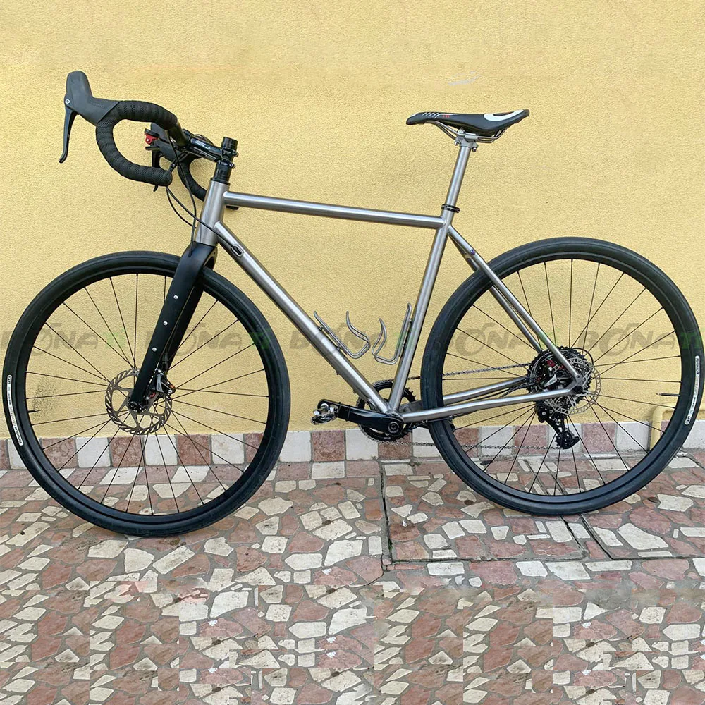 

Титановая гравийная рама велосипеда Fat Tire 700CX54C