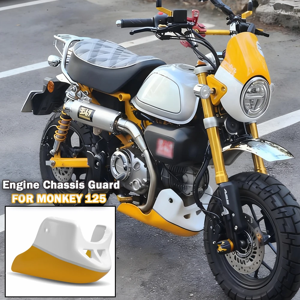 

Для Honda MONKEY 125 2025 Monkey 125 2018-2024 мотоциклетная защита кузова, нижняя защита двигателя, под защитный обтекатель, аксессуары