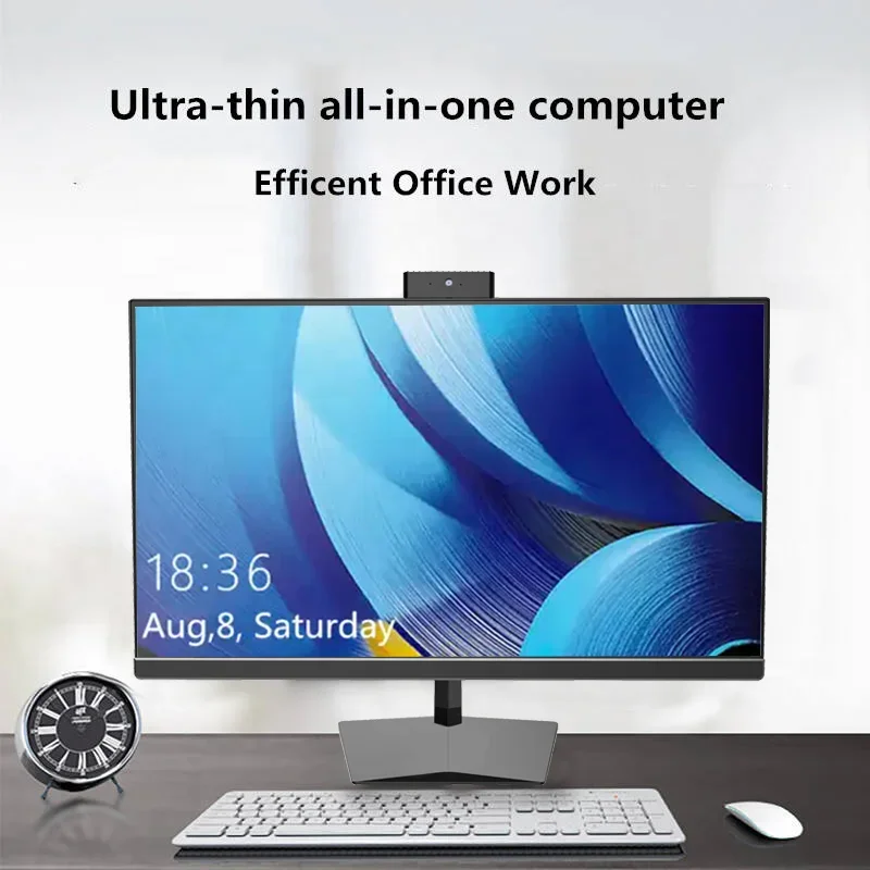 Design All In One Desktop Computer Pc AIO Touch PC Core i3 i5 i7 Processor gamer computer desktop all-in-one pc UPS Battery