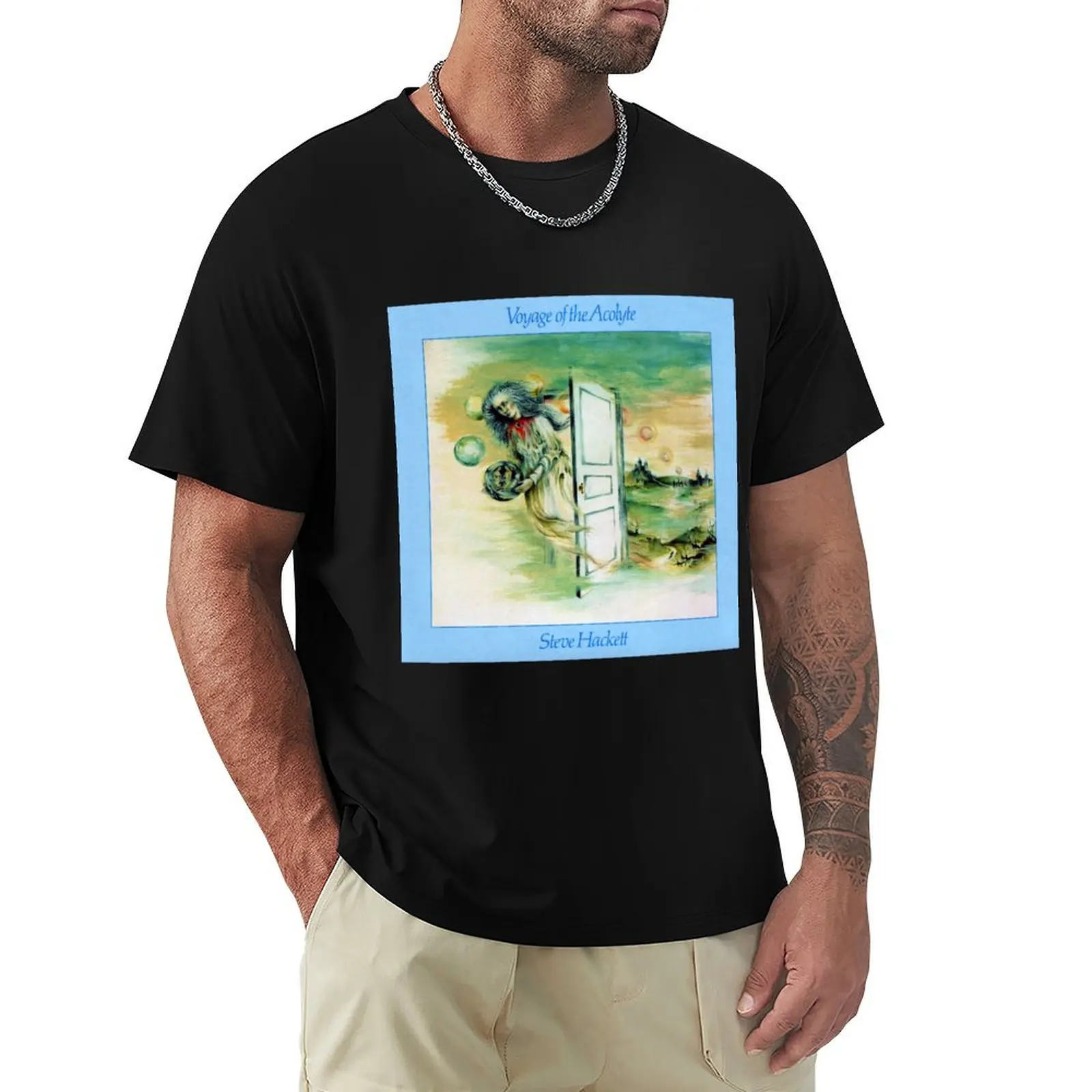 Camiseta Steve Hackett Voyage of the Acolyte, ropa de gimnasio, camiseta transpirable de manga corta